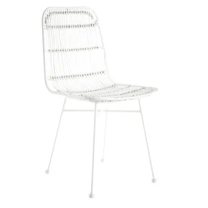 belle Chaises Blanches En Rotin Et Métal (lot De 2) MALACCA – Miliboo & Stéphane Plaza 15