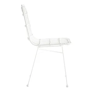 belle Chaises Blanches En Rotin Et Métal (lot De 2) MALACCA – Miliboo & Stéphane Plaza 17