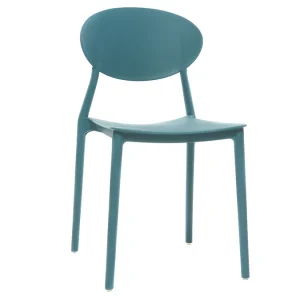 Chaises Design Empilables Bleu Canard (lot De 2) ANNA Acheter 15