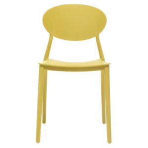 Chaises Design Empilables Jaunes (lot De 2) ANNA en solde 12