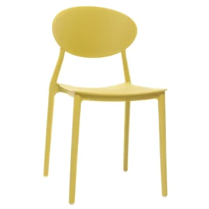 Chaises Design Empilables Jaunes (lot De 2) ANNA en solde 14