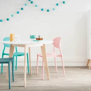 Chaises Design Empilables Jaunes (lot De 2) ANNA en solde 20