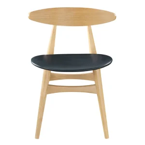 Chaises Scandinaves Bois Clair Et Noir (lot De 2) WALFORD Satisfait ou Remboursé 16