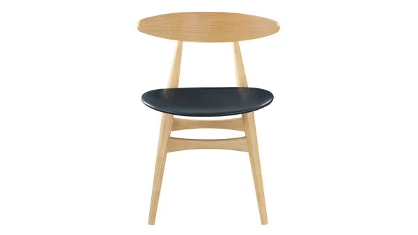 Chaises Scandinaves Bois Clair Et Noir (lot De 2) WALFORD Satisfait ou Remboursé 3