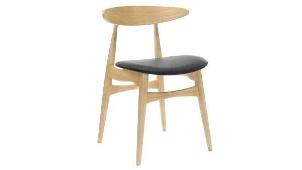 Chaises Scandinaves Bois Clair Et Noir (lot De 2) WALFORD Satisfait ou Remboursé 4