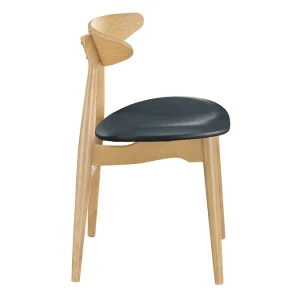 Chaises Scandinaves Bois Clair Et Noir (lot De 2) WALFORD Satisfait ou Remboursé 20