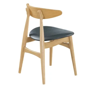 Chaises Scandinaves Bois Clair Et Noir (lot De 2) WALFORD Satisfait ou Remboursé 22