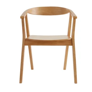 mode pas cher Chaises Scandinaves En Bois Clair Massif (lot De 2) BAHIA 16