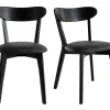 magasins pour Chaises Vintage Noires (lot De 2) DOVE 32