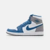 boutique en france Air Jordan 1 Retro Unisex – Baskets Montantes – True Blue/White/Cement Grey 25