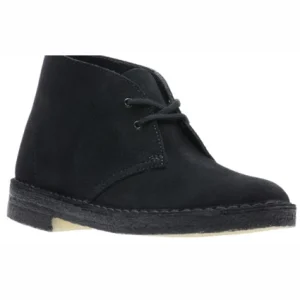 boutique paris Chaussures Clarks Originals Femme Desert Boot Black Suede 9