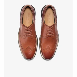 Chaussures à Lacets Cole Haan Men OriginalGrand Wingtip Oxford Woodbury Leather Java 22 achat pas cher 14