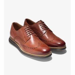 Chaussures à Lacets Cole Haan Men OriginalGrand Wingtip Oxford Woodbury Leather Java 22 achat pas cher 16